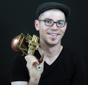 Charlie Porter with trumpet