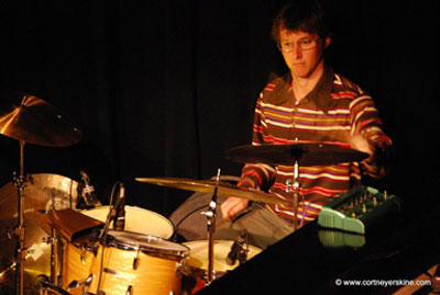 Jesse Brooke at drums